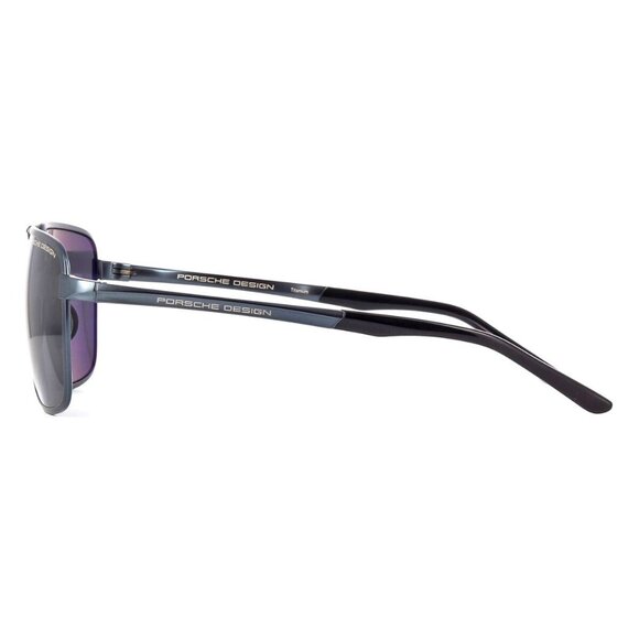 New PORSCHE DESIGN Blue Polarised Square P8966 D Sunglasses Women - Picture 3 of 4